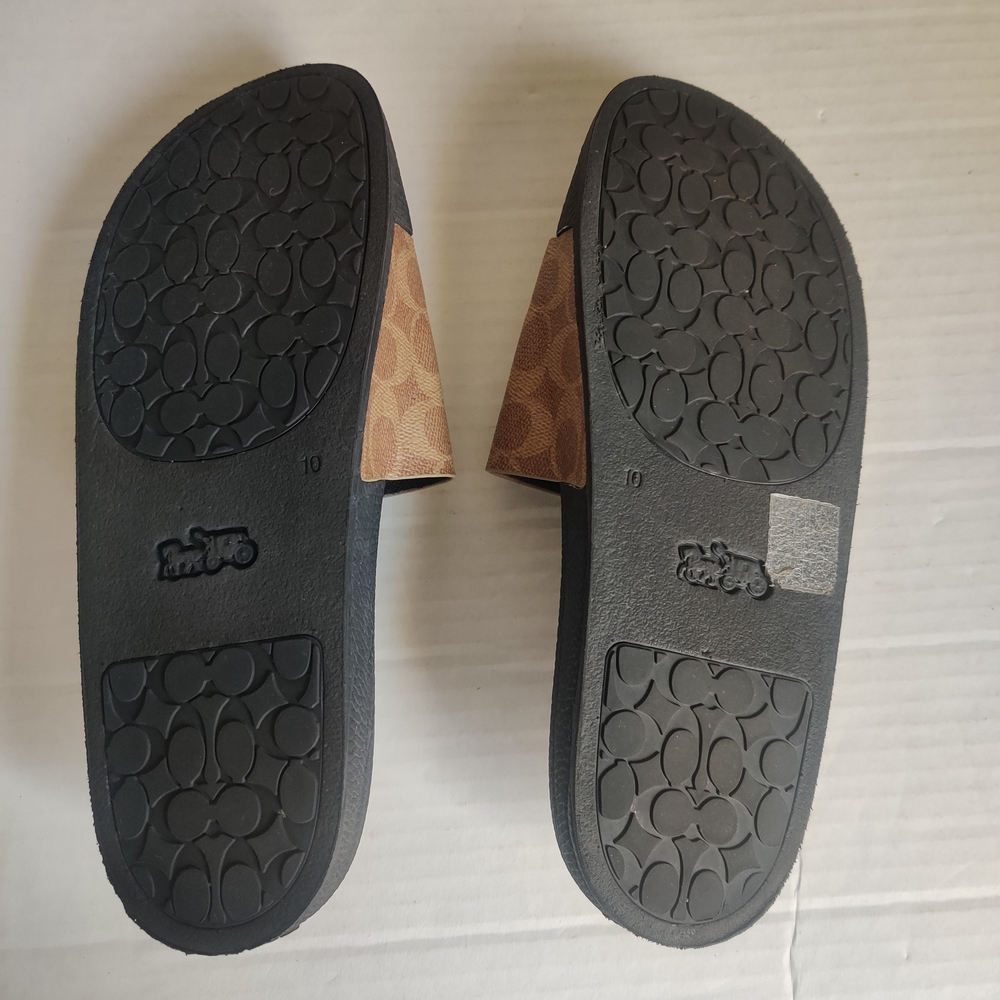 Coach Black and Brown Sandals - Picture 3 of 4